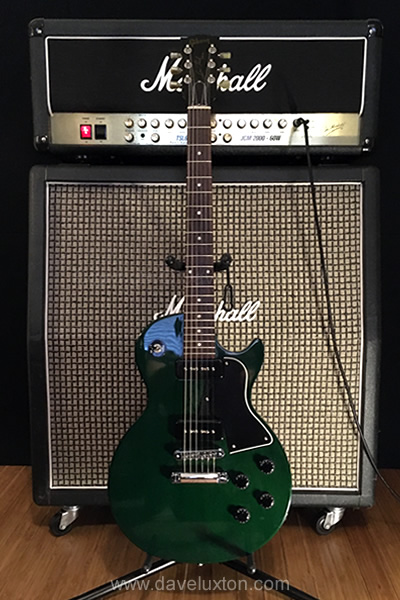 Dave Luxton's green Les Paul Special